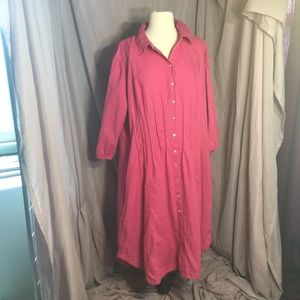 Size 1x Soft Surroundings Linen Dress